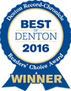 Best Denton Award received in 2016